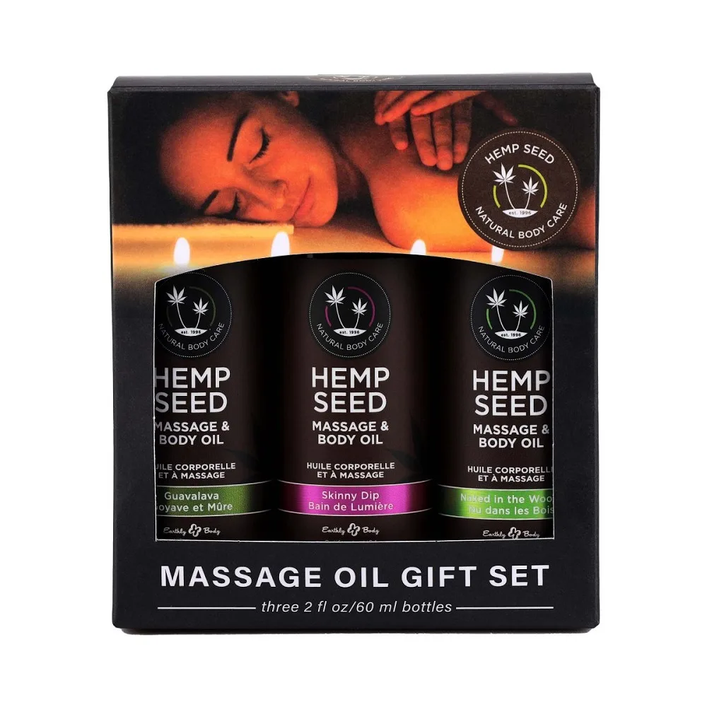 Earthly Body Conjunto Presente de Óleos de Massagem