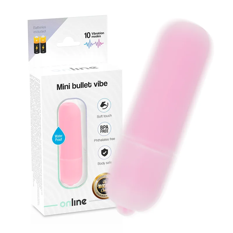 Online - Bala Vibrante Mini Rosa