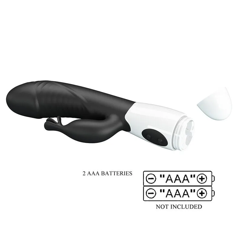 Pretty Love - Rasmussen 30 Function Rabbit Vibrator Black