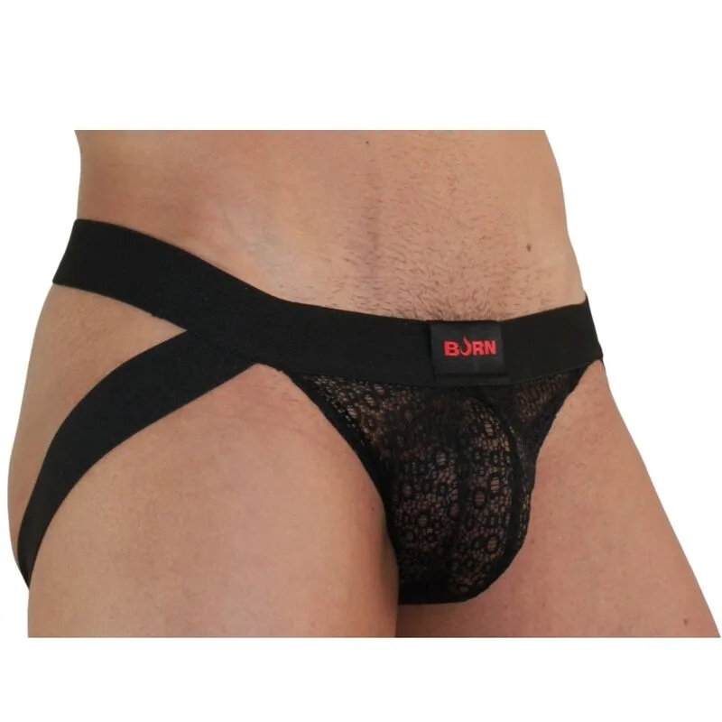 BURN - 005 JOCK LINGERIE BLACK