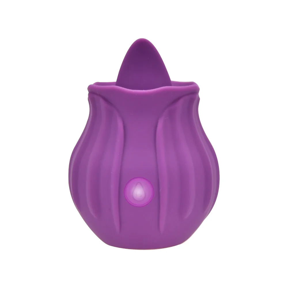 Loving Joy Vibrador Clitoriano Rosa de Lambidela Roxo