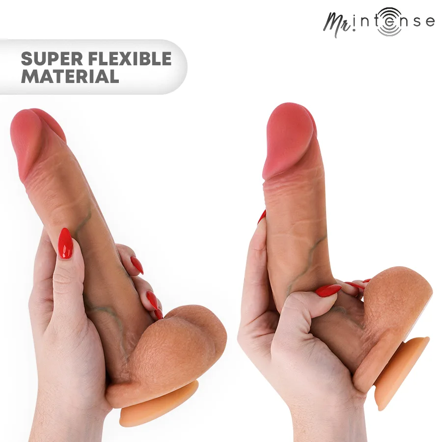 Mr Intense - Gary L Pénis de Silicone Ultra-Realista com Testículos 23 cm - Ø- 4,7 cm