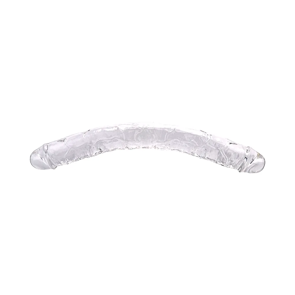 Loving Joy Dildo de Dupla Ponta 15 Polegadas Transparente