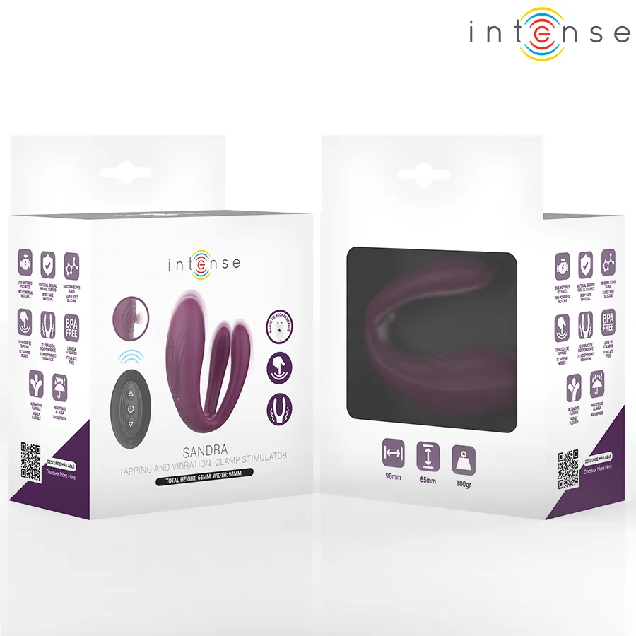 INTENSE - SANDRA TAPPING AND VIBRATION CLAMP STIMULATOR REMOTE CONTROL
