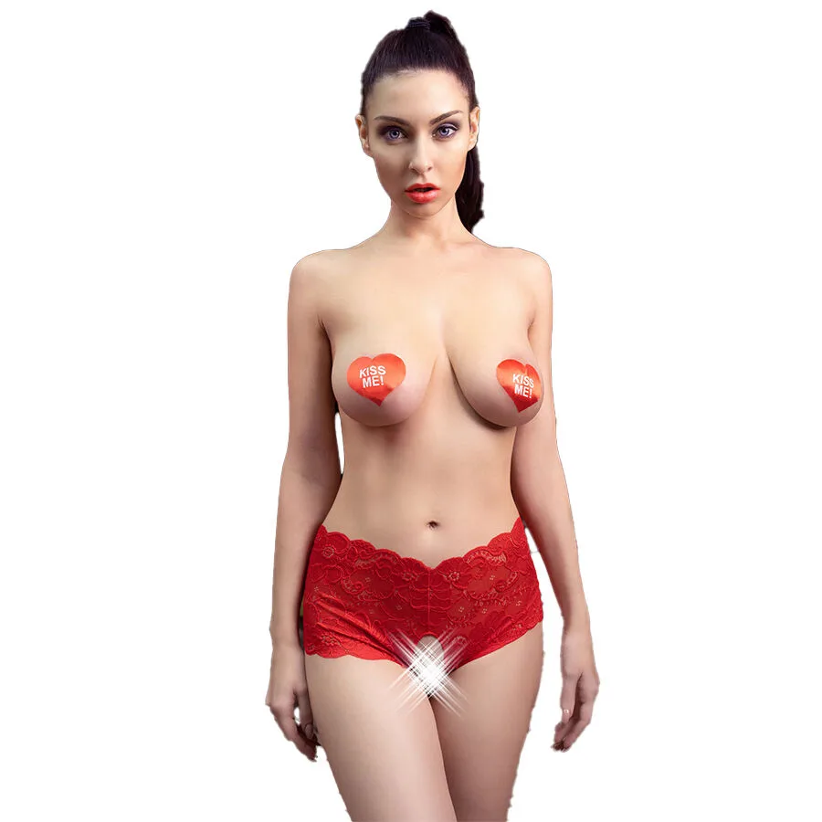 CHILIROSE - CR 4641 CALA CROTCHLESS VERMELHA