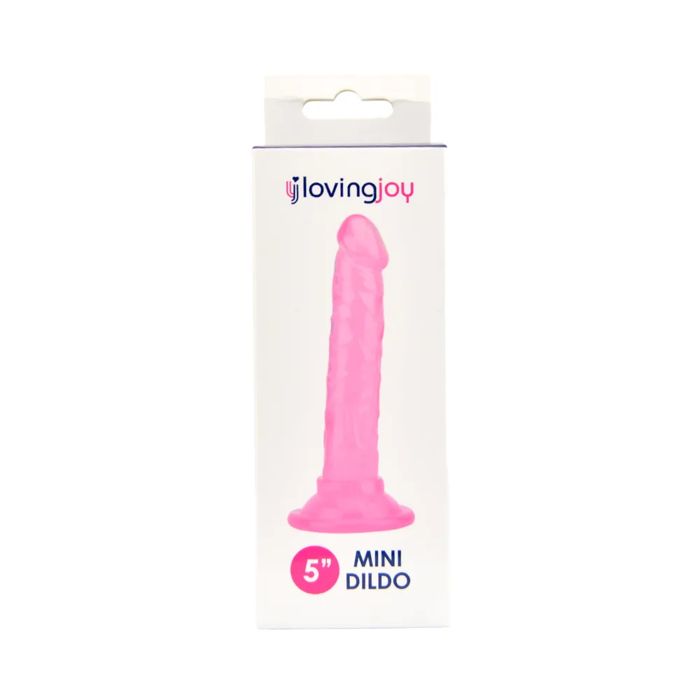 Loving Joy Dildo para Iniciantes 5 Polegadas Rosa