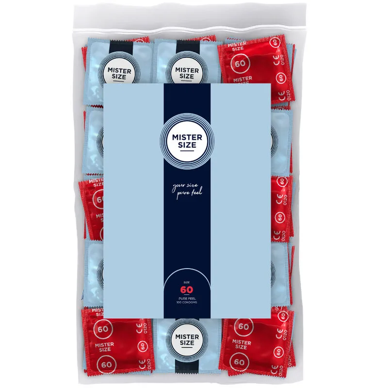 Mister Size - Preservativo Tamanho XL 60 mm (100 Unidades)
