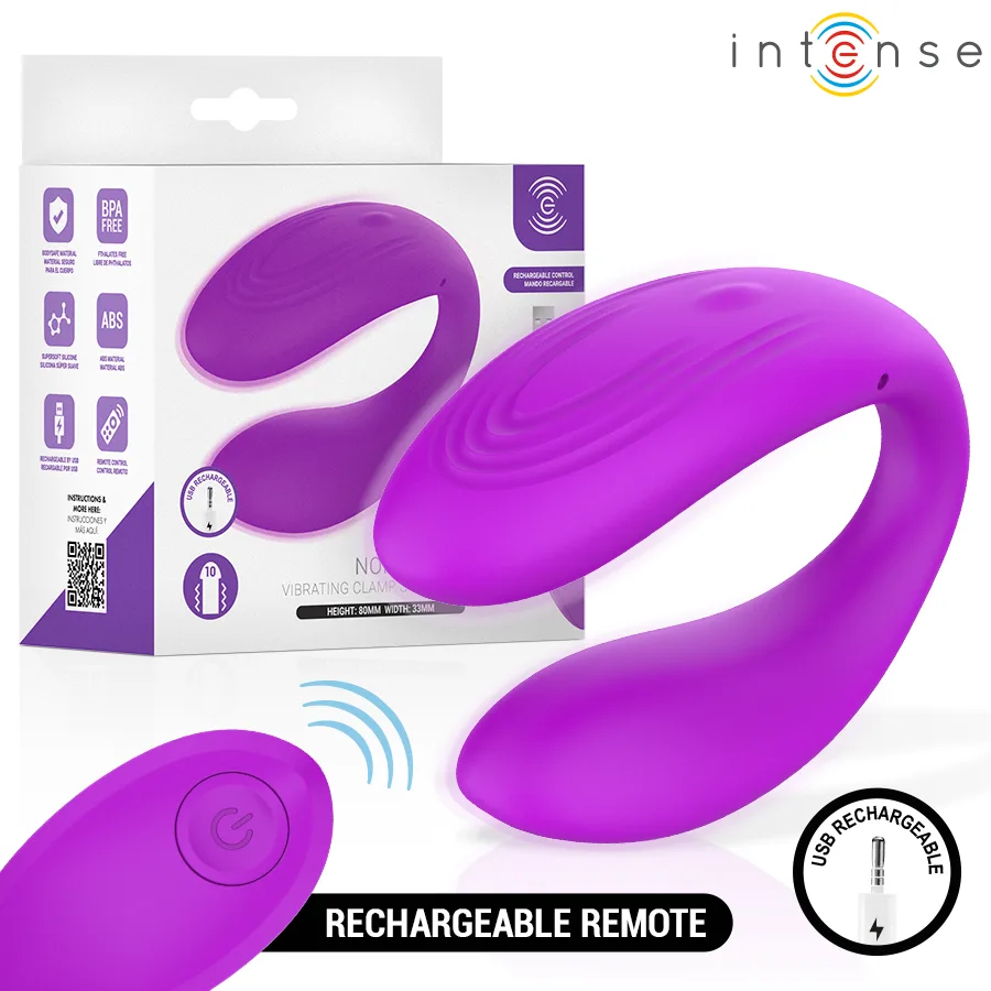 Intense - Nora Estimulador de Clipe Vibratório Roxo