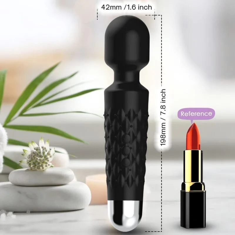 Armony - Massager e Vibrador Postman Cabeça Super Flexível Preta