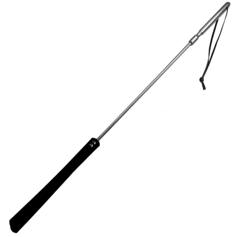 Metal Hard - Original Couro e Chicote de Metal 70cm