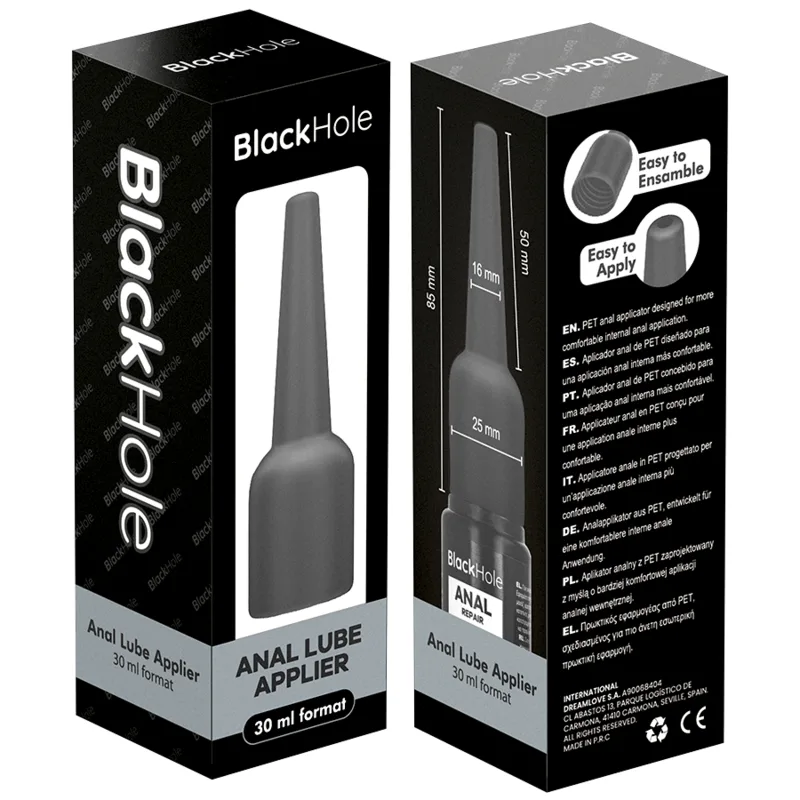 BLACK HOLE - ANAL LUBE APPLIER S SIZE 30 ML