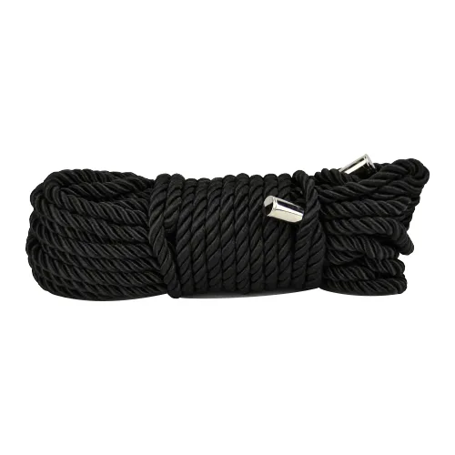 Bound to Please Corda de Bondage Sedosa 10m Preto