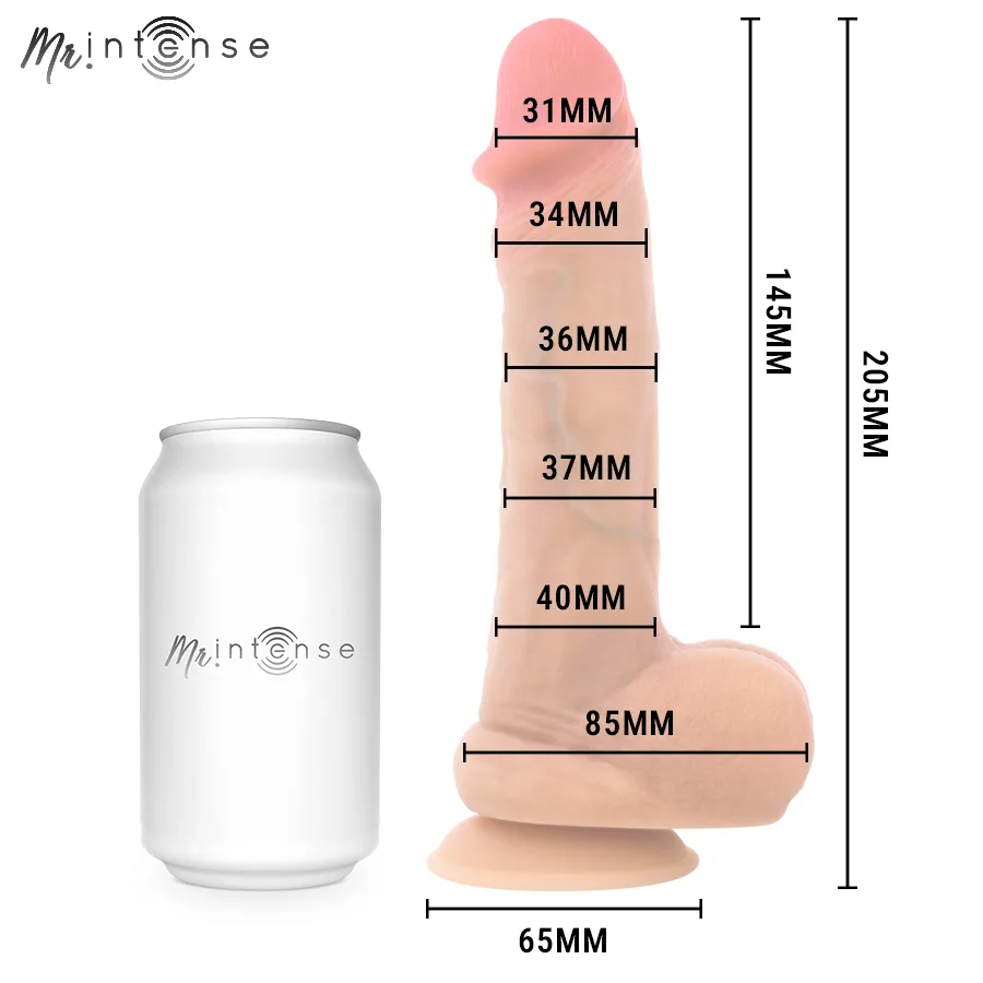 Mr Intense - Danny Silicone Ejaculating Dildo 20.5 cm -Ø- 4 cm