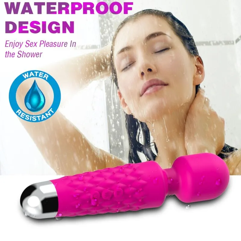 Armony - Massager Postman e Vibrador Cabeça Super Flexível Fúcsia