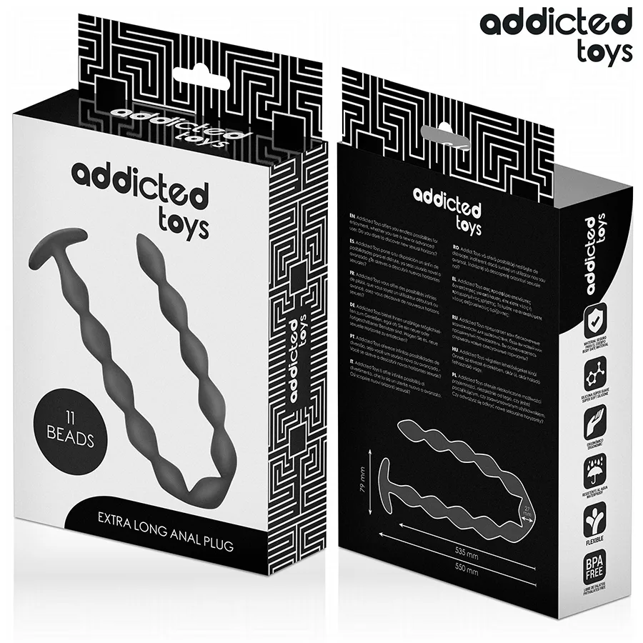 ADDICTED TOYS - EXTRA LONG SILICONE ANAL PLUG