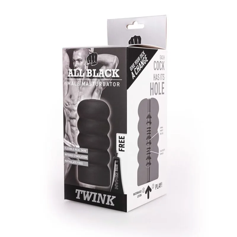 ALL BLACK - MASTURBADOR TWINK