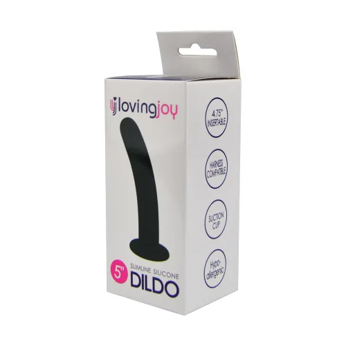 Loving Joy Dildo de Silicone Slimline 5 Polegadas