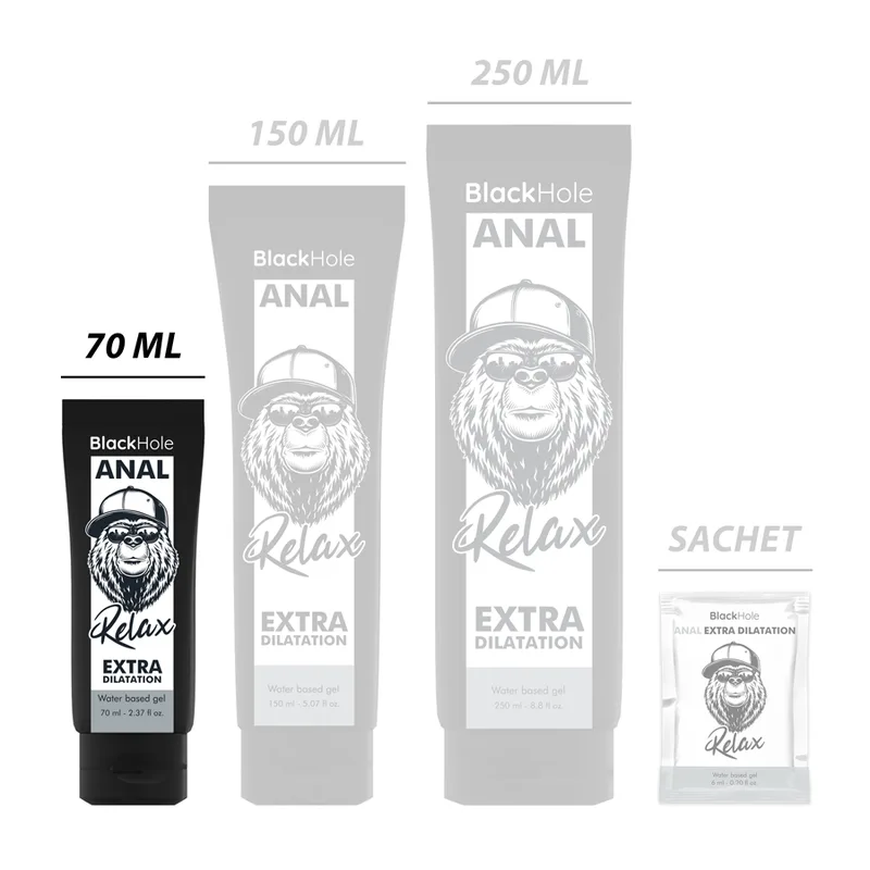 BLACK HOLE - WATER-BASED ANAL DILATION GEL 70 ML