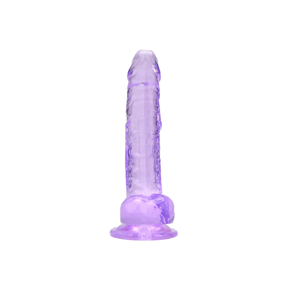 Loving Joy Dildo 7 Polegadas com Testículos Roxo
