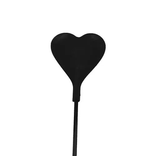 Bound to Please Chibata de Silicone em Forma de Coração com Pena