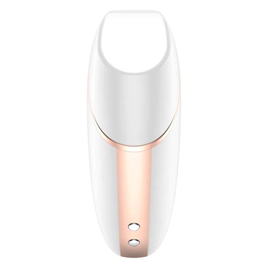 SATISFYER - ESTIMULADOR E VIBRADOR LOVE TRIANGLE BRANCO