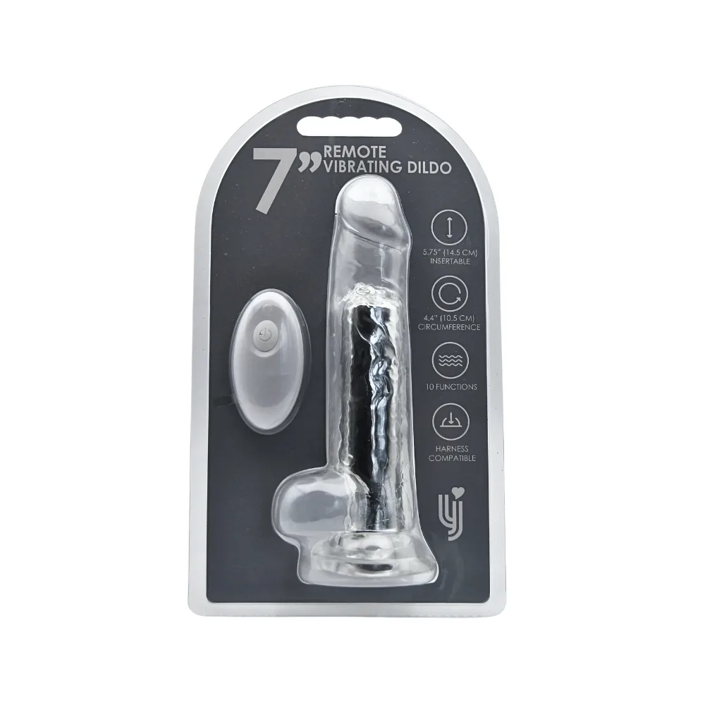 Loving Joy Dildo Vibratório com Controlo Remoto 7 Polegadas