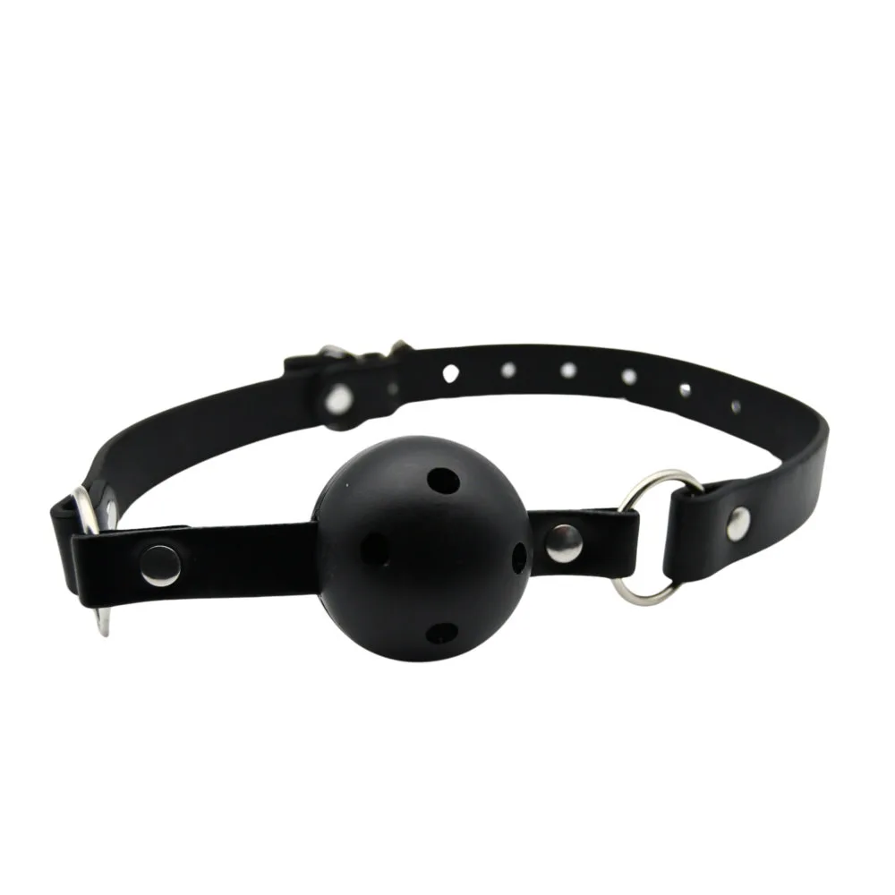 Bound to Play Mordaça com Bola Respirável Preto