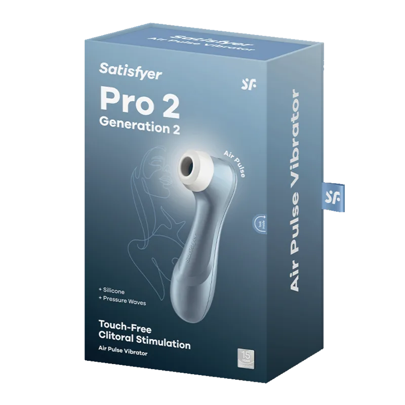SATISFYER - PRO 2 AIR PULSE STIMULATOR BLUE
