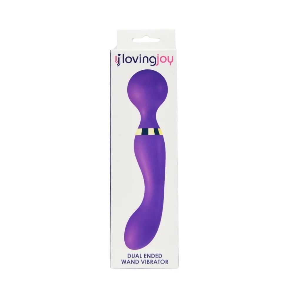 Loving Joy Vibrador Wand de Dupla Ponta