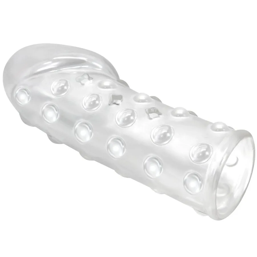 PRETTY LOVE - TIGHT AND VOLUMIZING PENIS SLEEVE TRANSPARENT