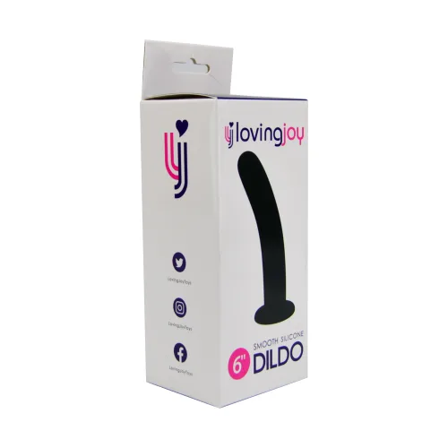 Loving Joy Dildo de Silicone Liso 6 Polegadas