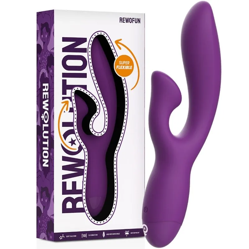 Rewolution - Rewofun Flexible Vibrator with Rabbit