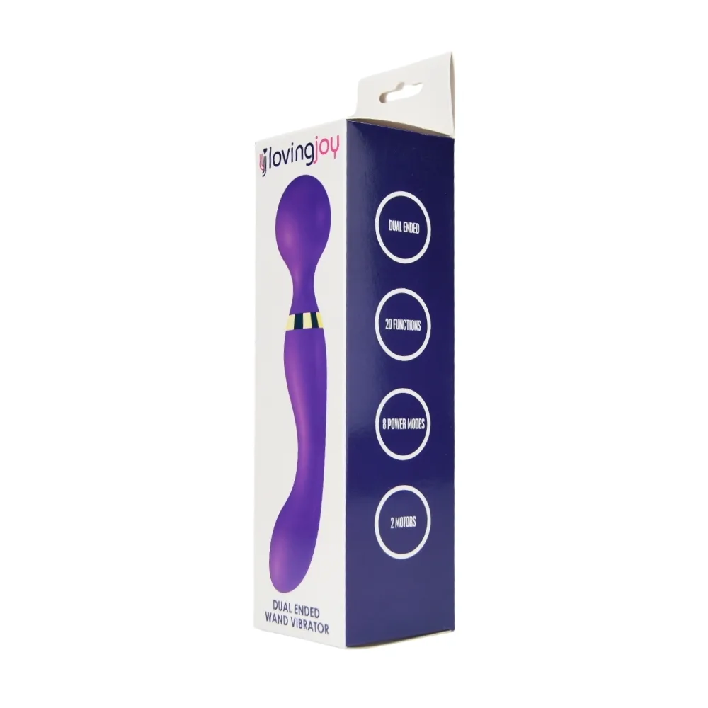 Loving Joy Vibrador Wand de Dupla Ponta
