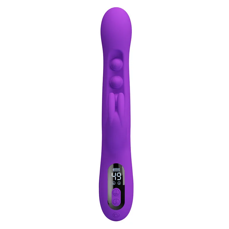 Pretty Love - Vibrador Sabien Rabbit com Estimulação por Toque e LED Roxo
