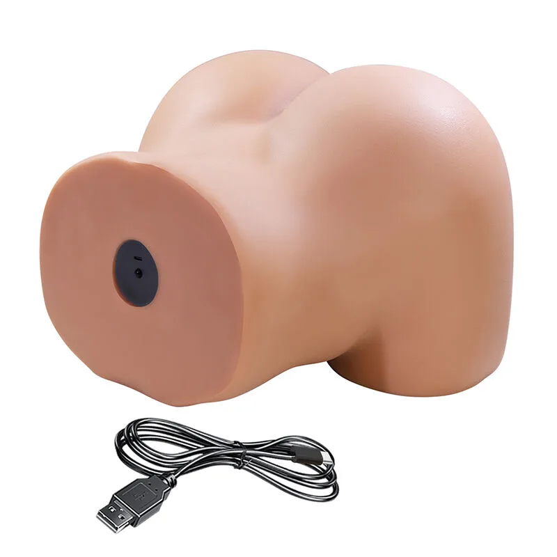 Crazy Bull - Julia XXL Masturbador Vibratório Duplo Vaginal e Anal Flesh