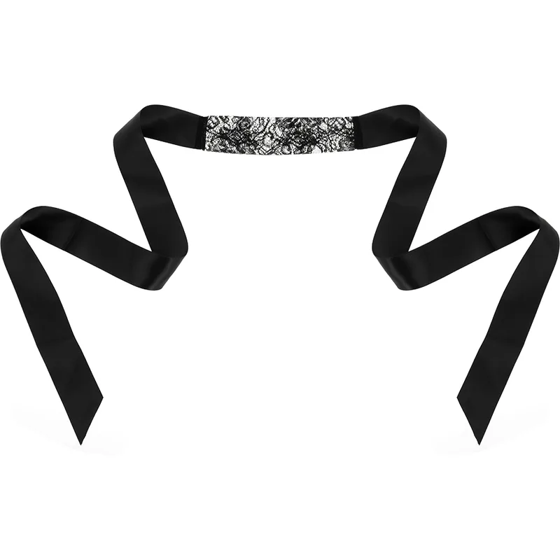 COQUETTE CHIC DESIRE - LACE MASK BLACK