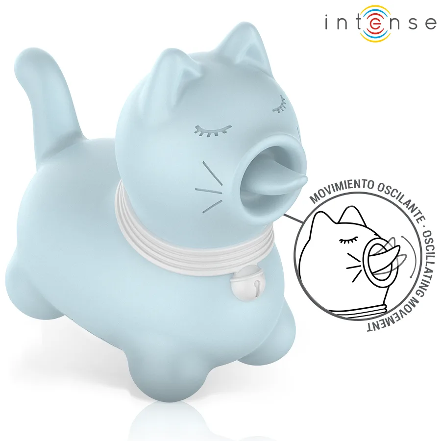 INTENSE - DUCHESS STIMULATOR WITH ROTATING TONGUE 360º BLUE