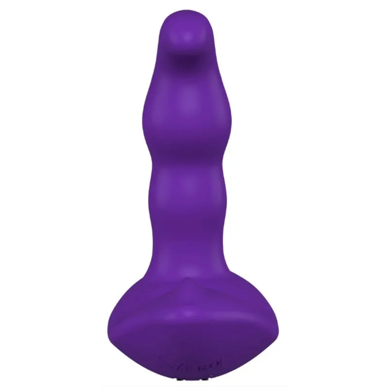 She.e.o - Estimulador Anal Vibratório Rotativo com Controle Remoto - Roxo