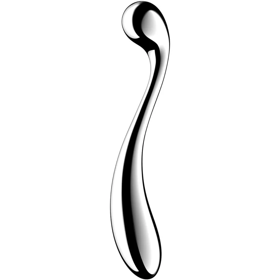 SATISFYER - STAR FORCE 4 DILDO DE AÇO INOXIDÁVEL COM DUAS EXTREMIDADES