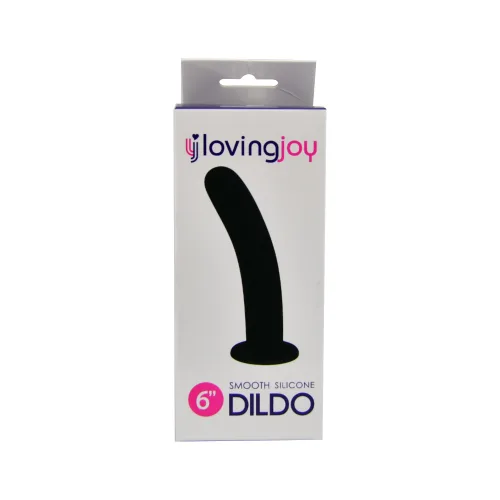 Loving Joy Dildo de Silicone Liso 6 Polegadas
