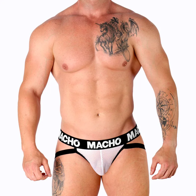 MACHO - MX26X1 JOCK GRID BRANCO