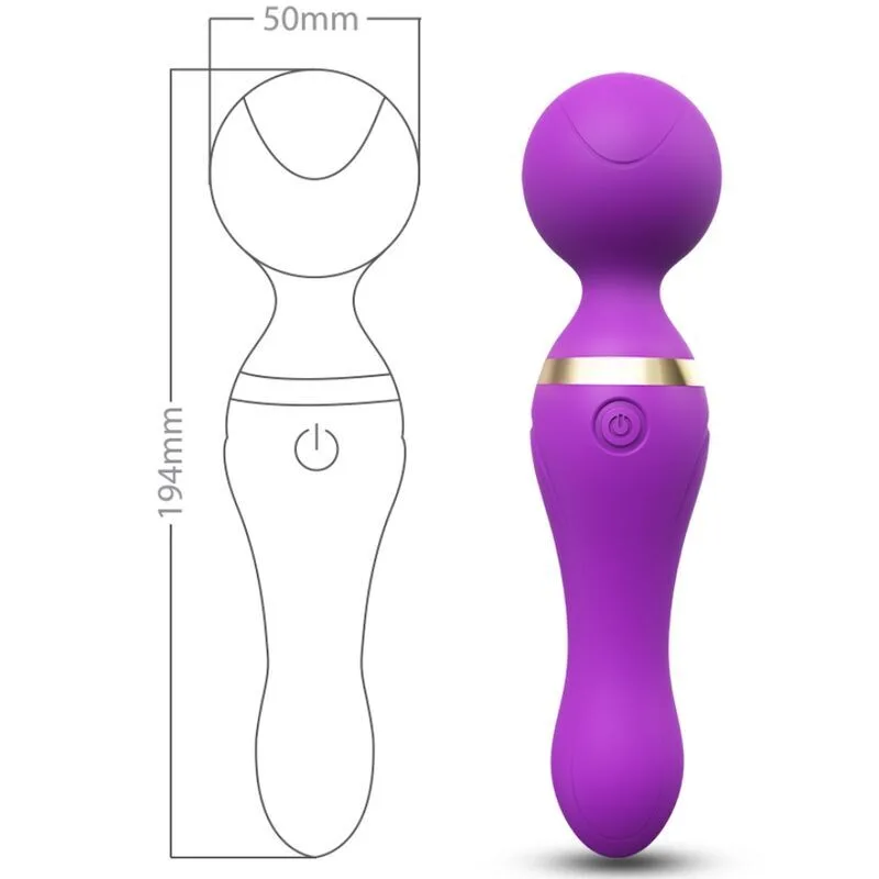 Armony - Massager e Vibrador Freeza Cabeça Super Flexível Roxo