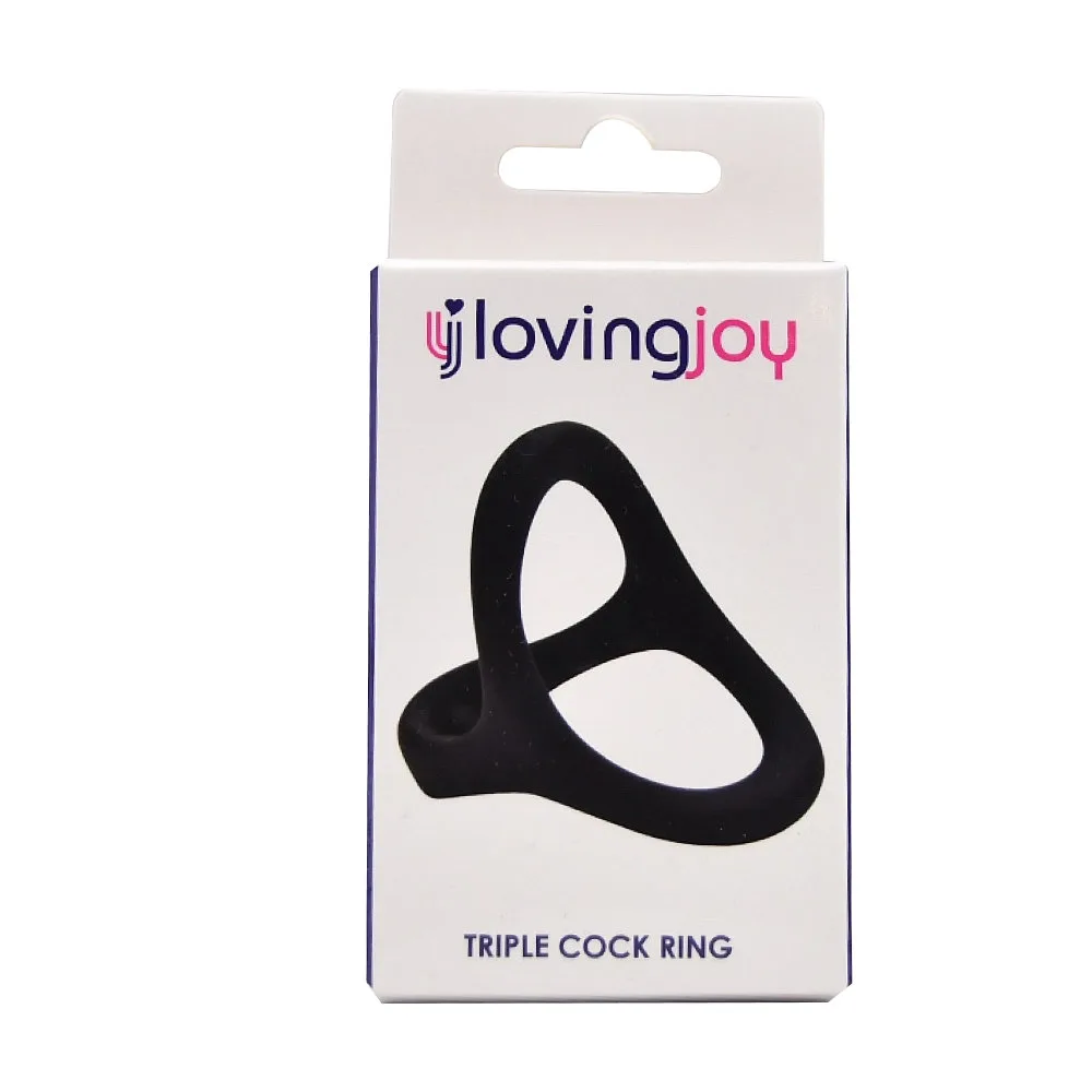 Loving Joy Anel Peniano Triplo de Silicone