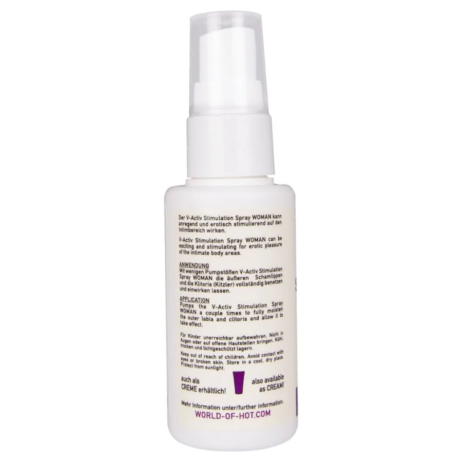 HOT - SPRAY ESTIMULANTE V-ACTIV PARA MULHERES 50 ML