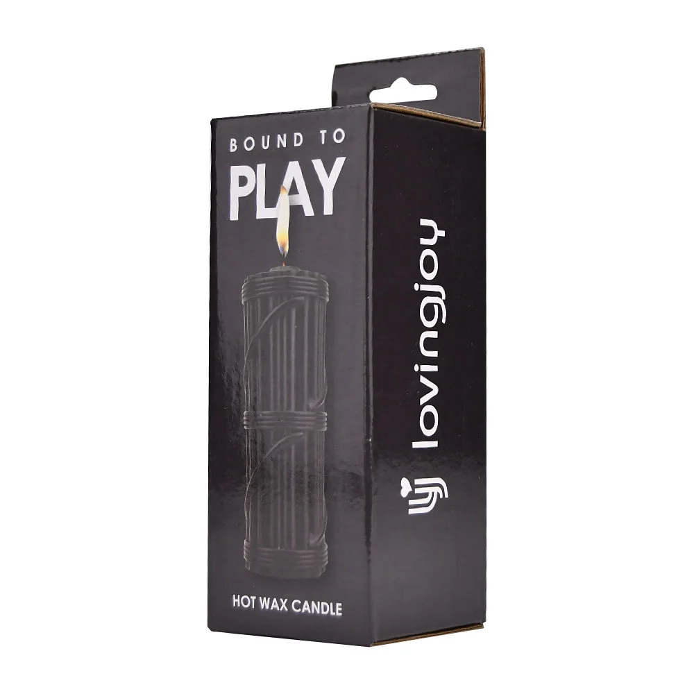 Bound to Play. Vela de Cera Quente Preto