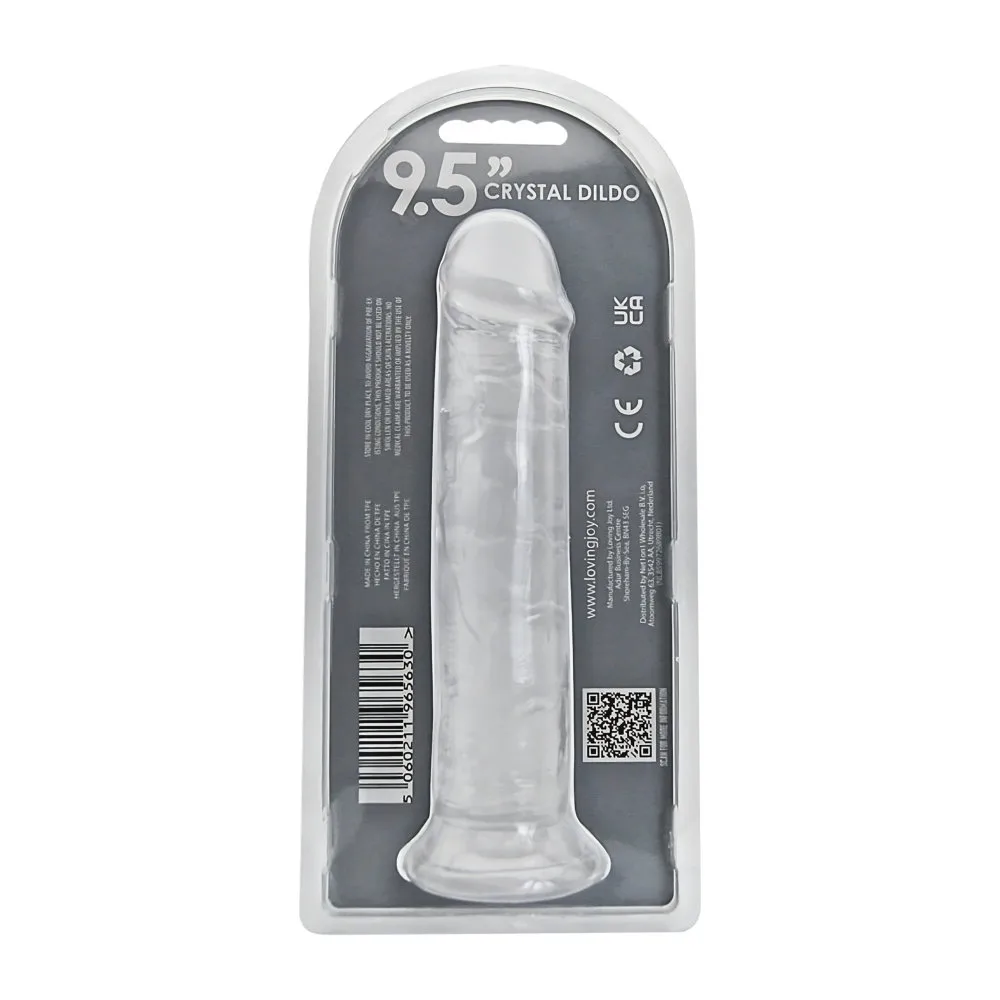 Loving Joy Dildo com Ventosa 9.5 Polegadas Transparente