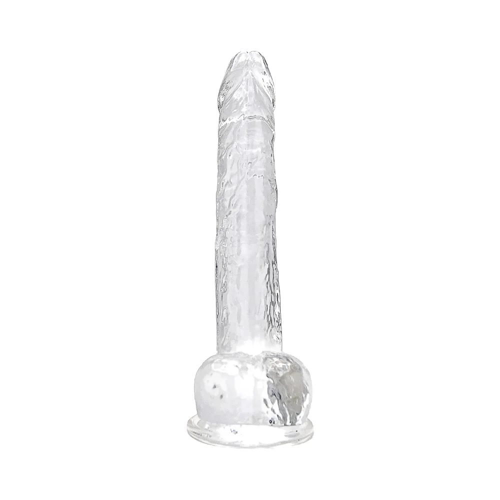 Loving Joy Dildo 11 Polegadas com Testículos Transparente