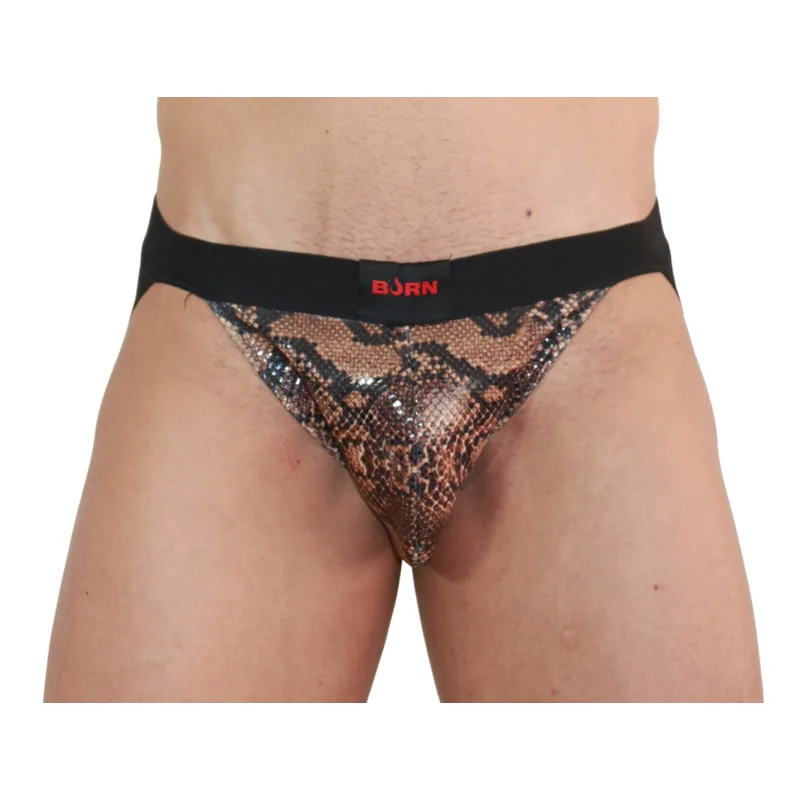 BURN - 002 JOCK SNAKE BLACK