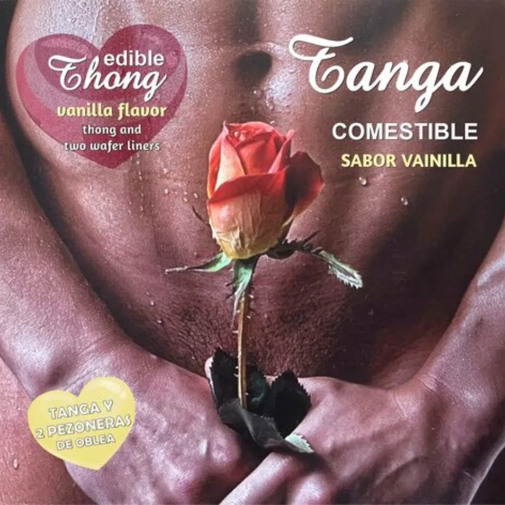 Edible Wafer Thong for Men Vanilla Flavour