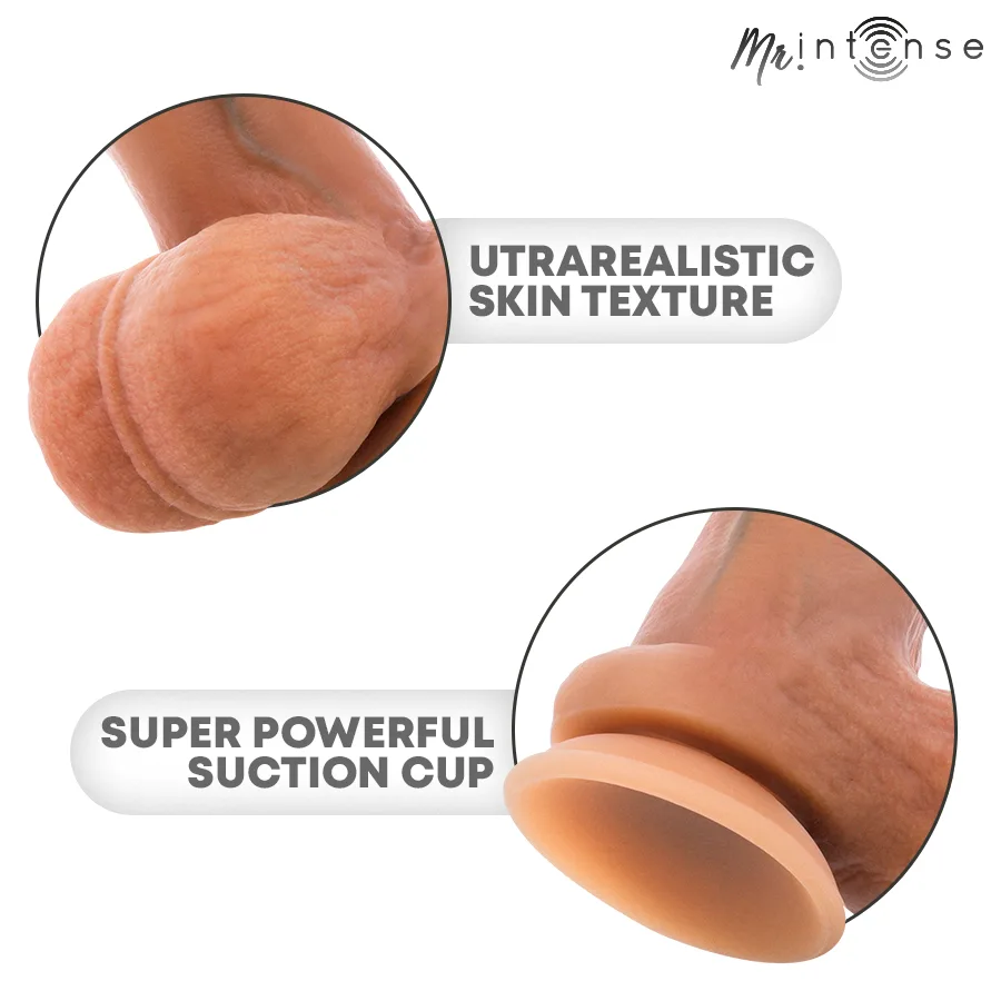 Mr Intense - Gary M Ultra-Realistic Silicone Cock with Testicles 20 cm -Ø- 4.2 cm